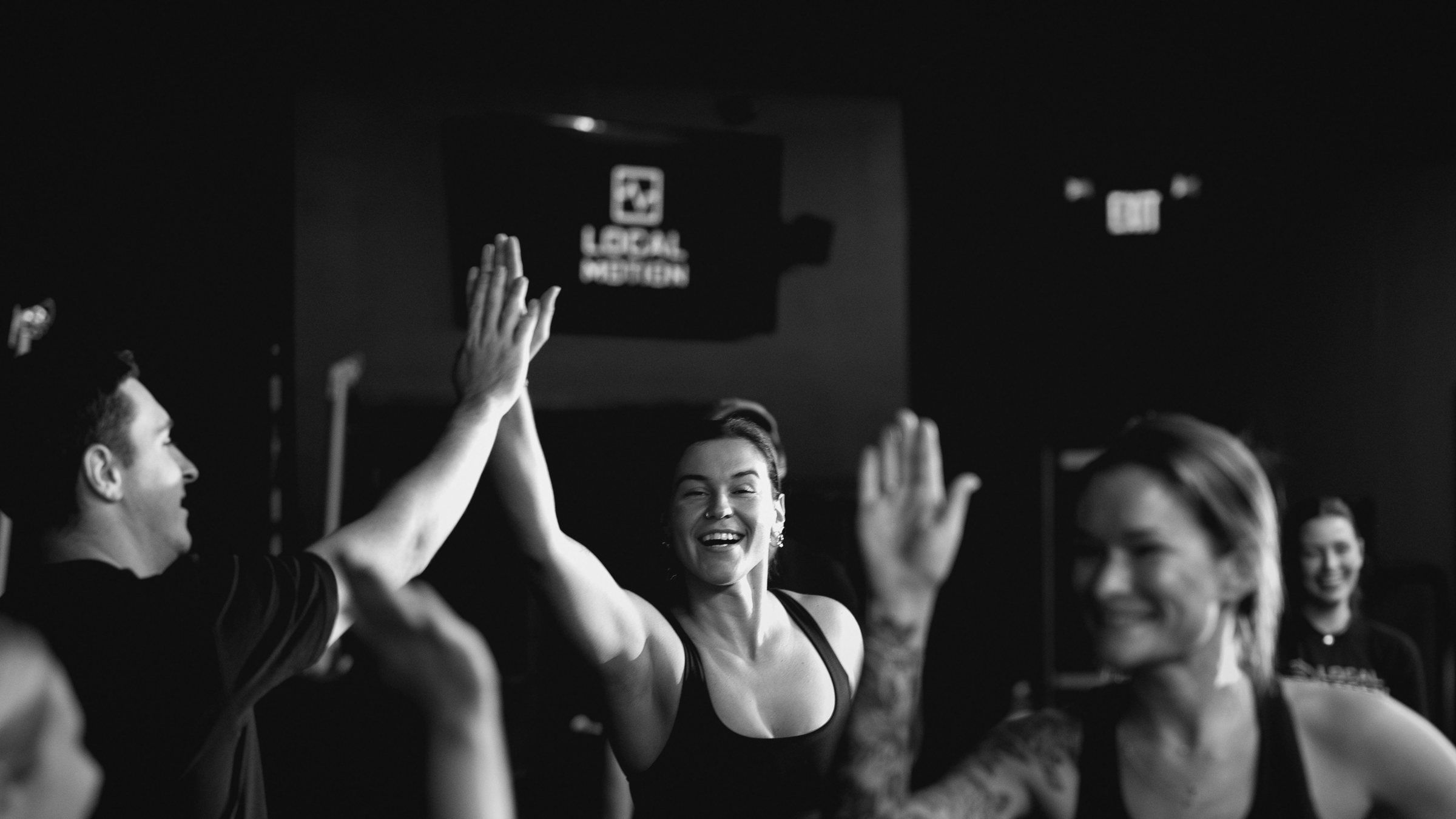 Community workout at Local Motion